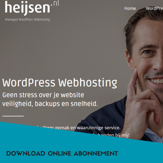 Download online abonnement; start je eigen website!