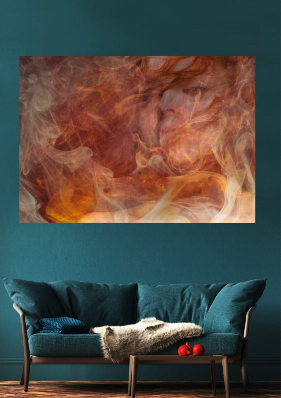 Digital art On Fire 75x100cm