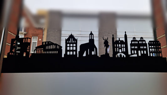 Raamsticker Skyline Venlo 80 cm breed