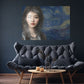 Canvasprint Lady Starry Night 80x60cm