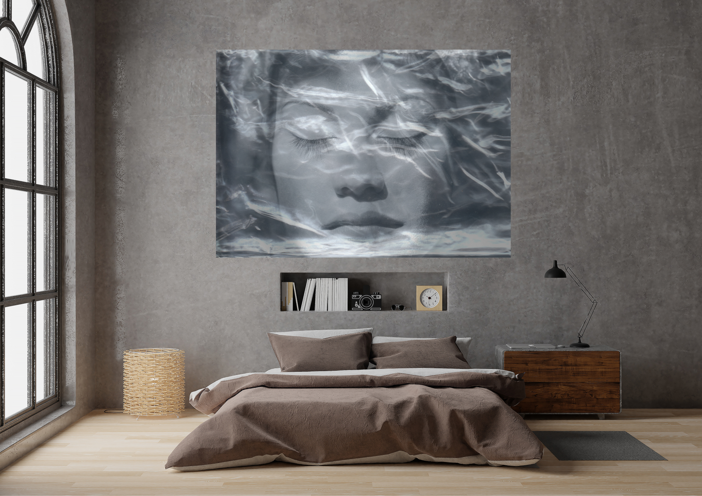 Digital art Eyes Closed 75x100cm