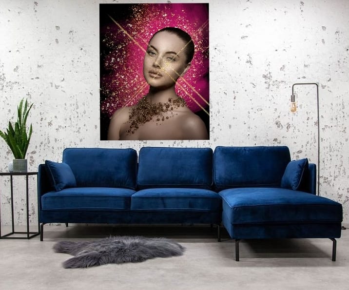 Digital art Brons Babe 75x100cm